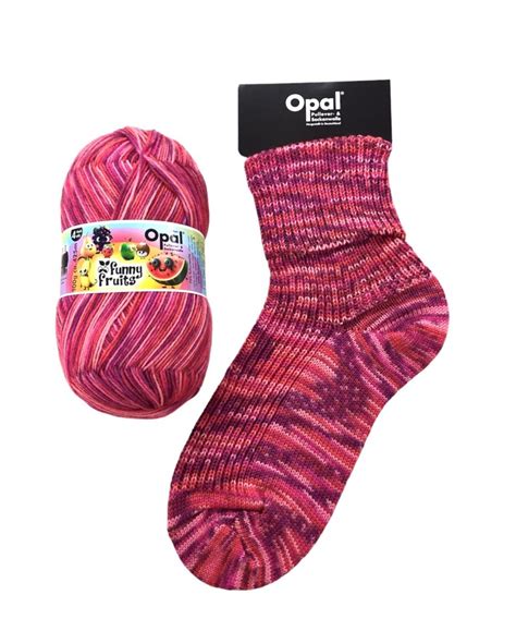 Opal Funny Fruits 11410 Raspberry Kiss with wool and nylon